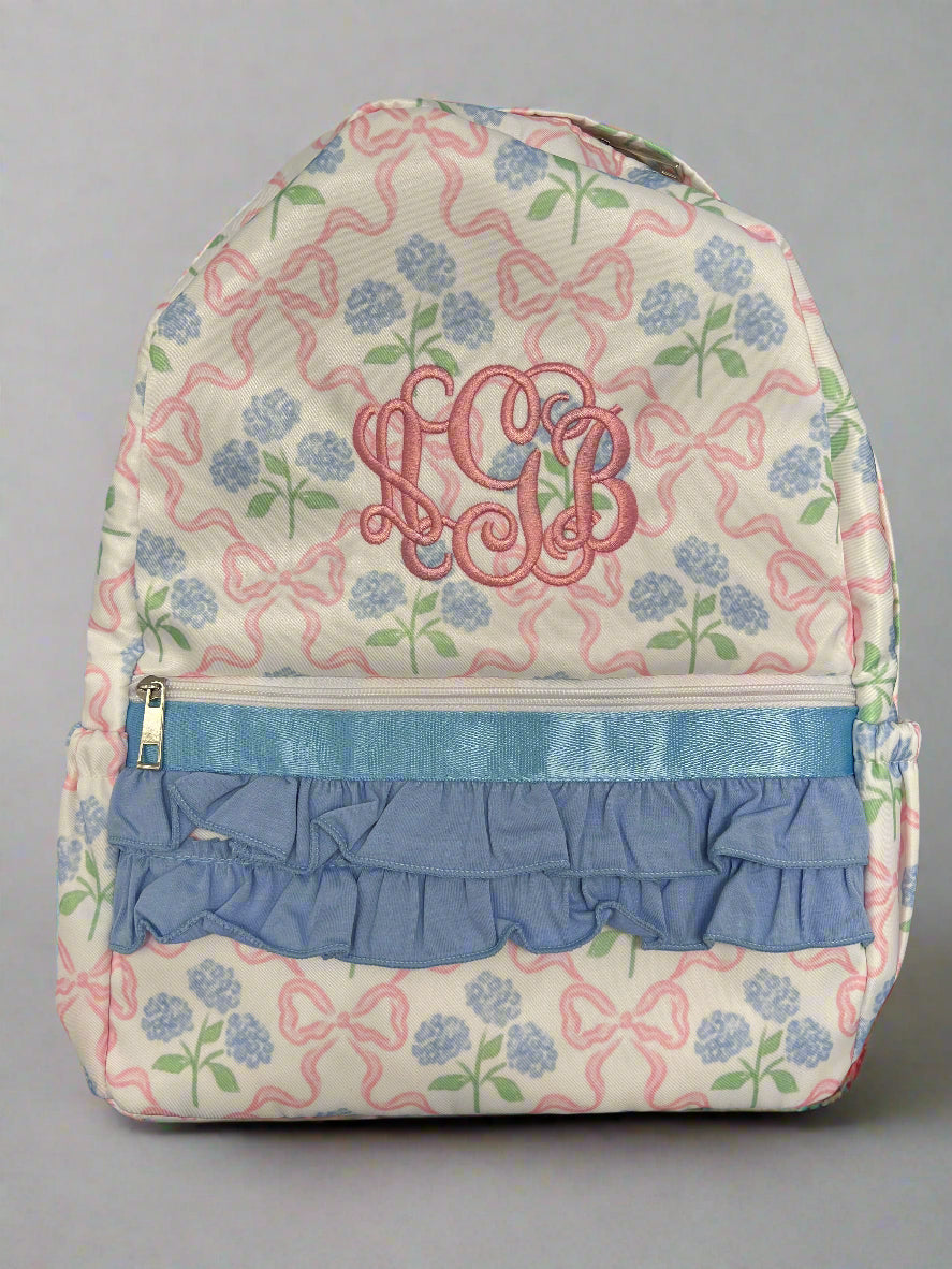 Coquette Bow/Floral Kids/Teens and Ladies Backpack