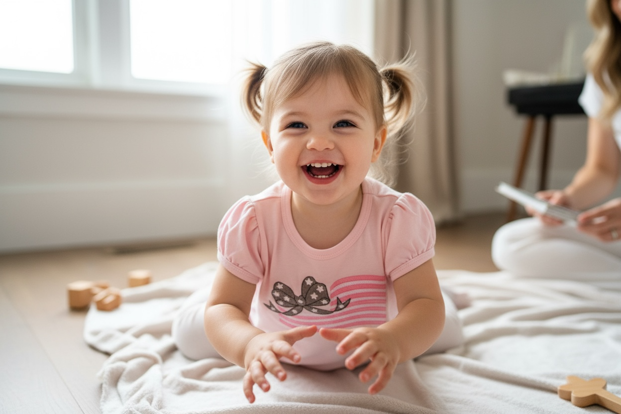 Bow flag patriotic girl embroidered t-shirt