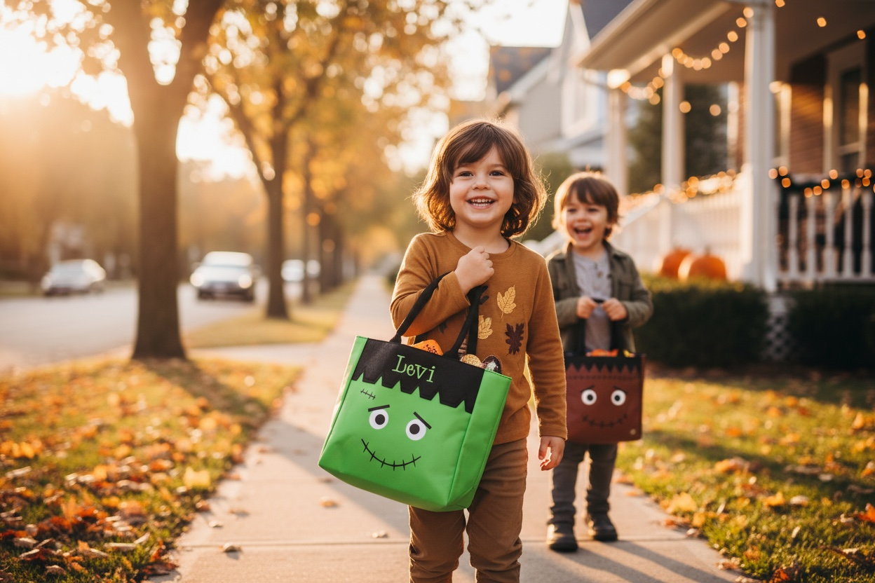 Trick or Treat bags/ Personalized Halloween totes