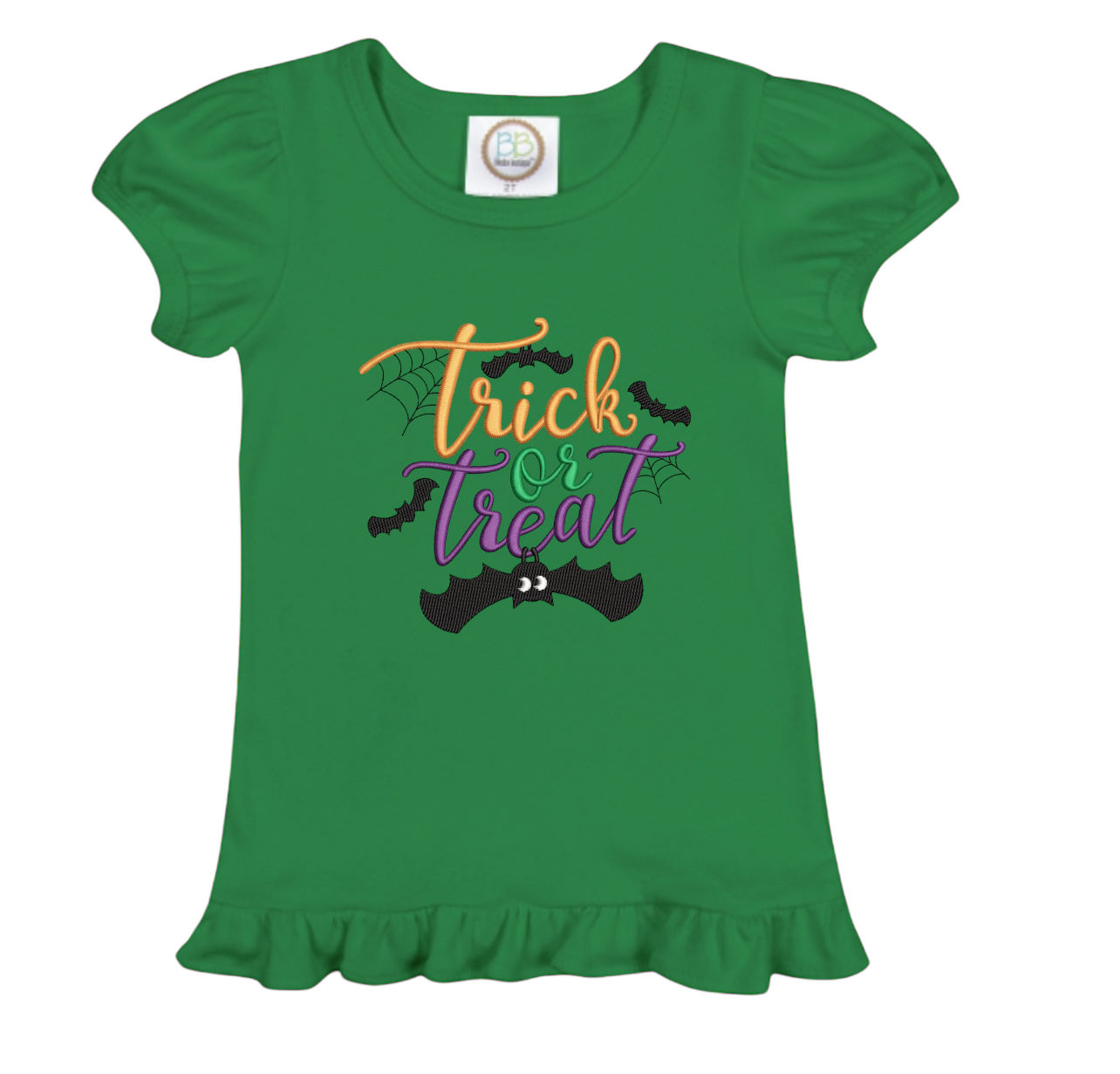 Trick or Treat Embroidery Kids Shirt