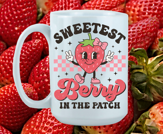 Sweetest Berry In The Patch/Strawberry Design Coffee Mug