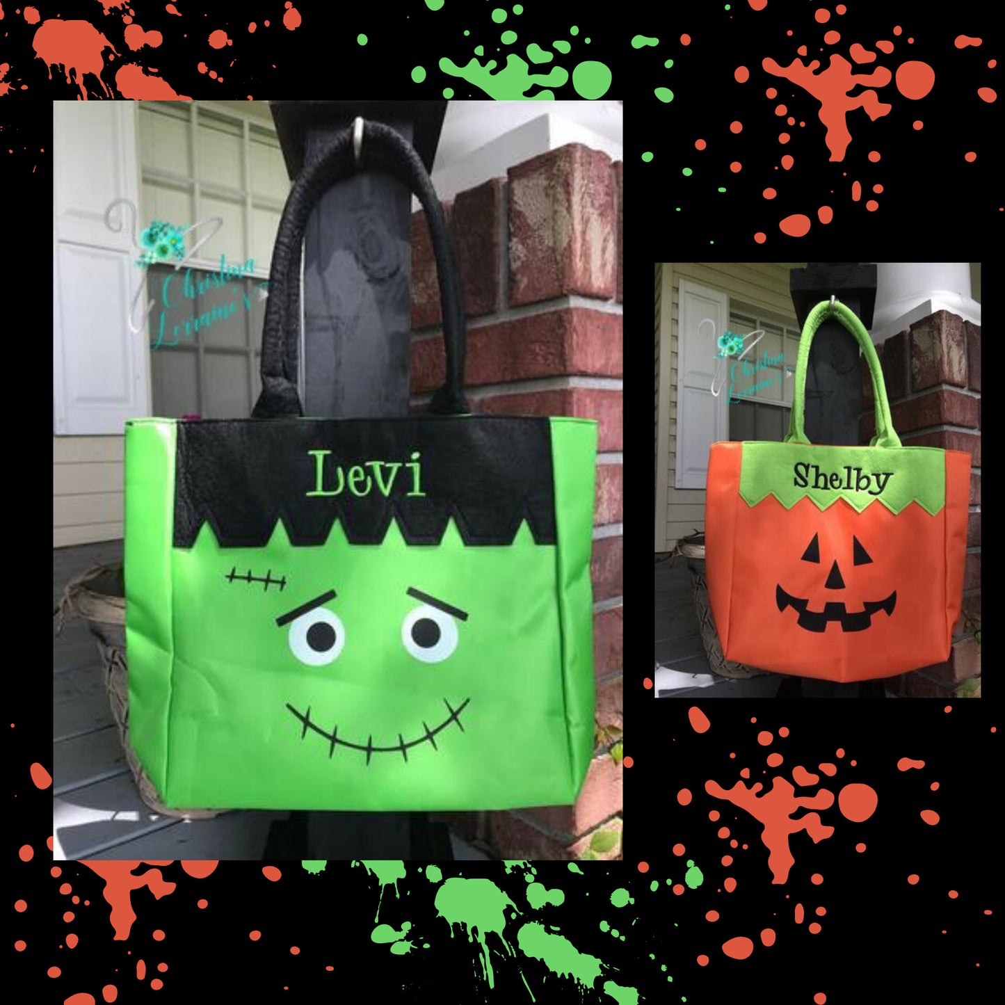 Trick or Treat bags/ Personalized Halloween totes