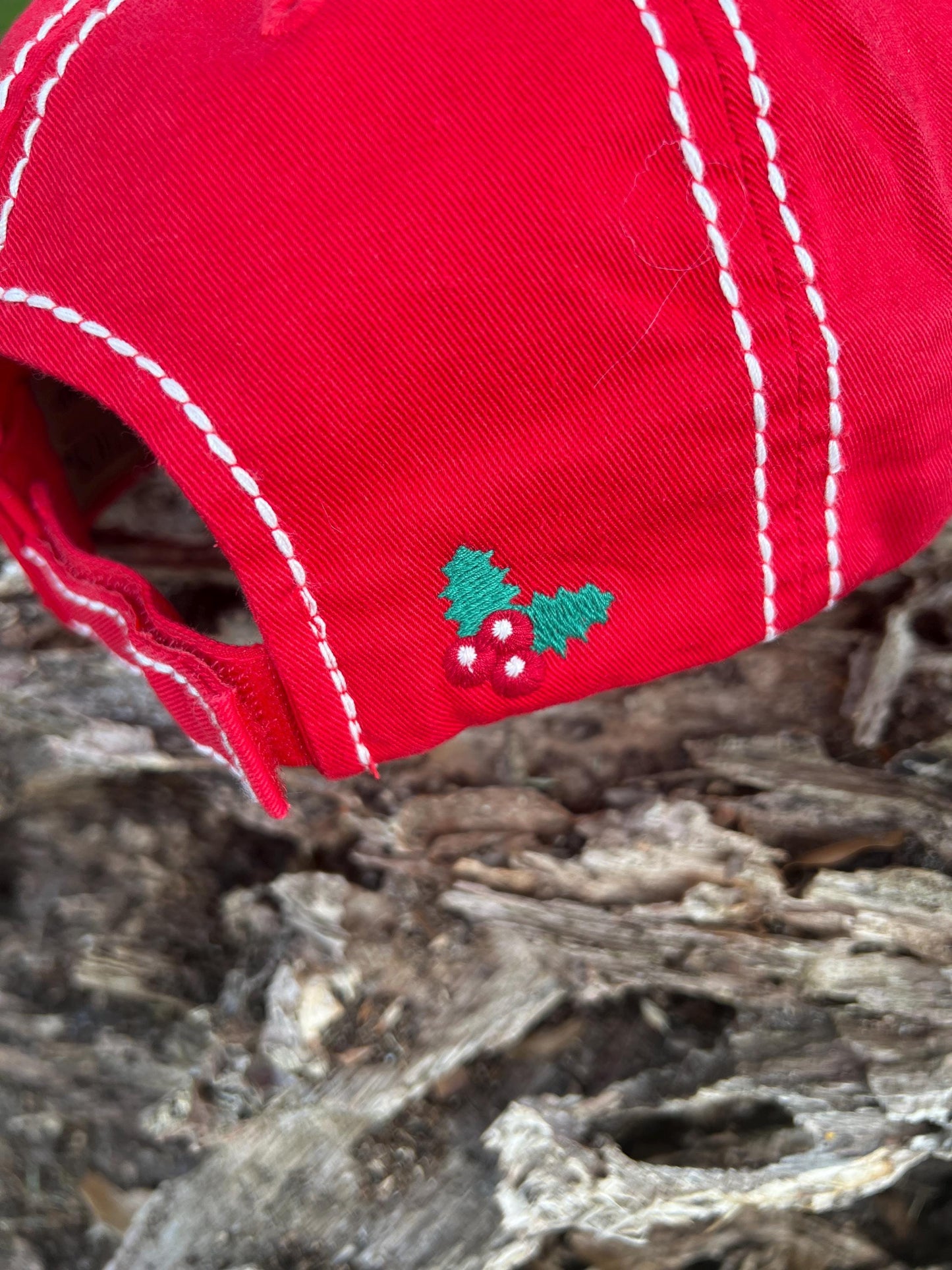 Destressed Merry Christmas Y'all Trucker Embroidered Hat