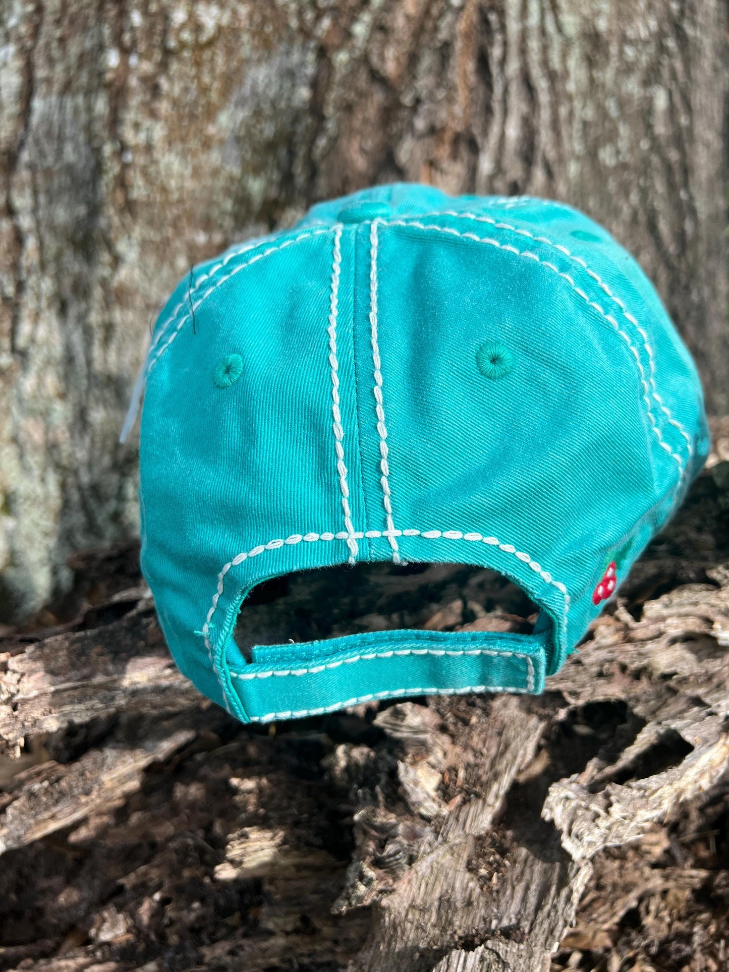 Destressed Merry Christmas Y'all Trucker Embroidered Hat