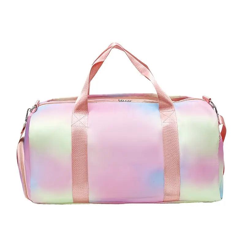 Pastel Rainbow Duffle Bag/Personalize It