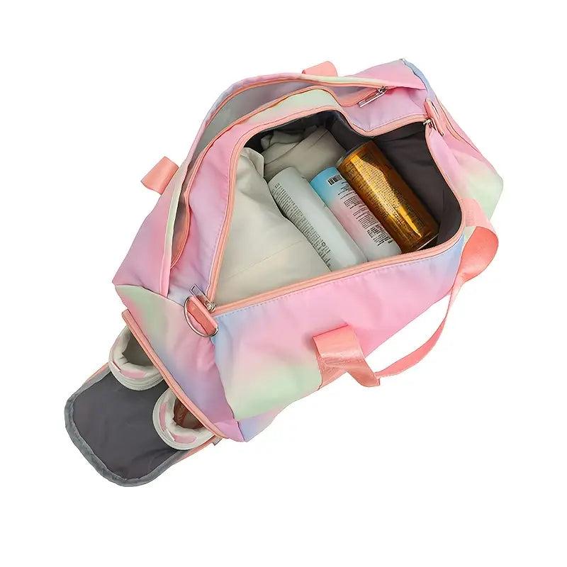 Pastel Rainbow Duffle Bag/Personalize It