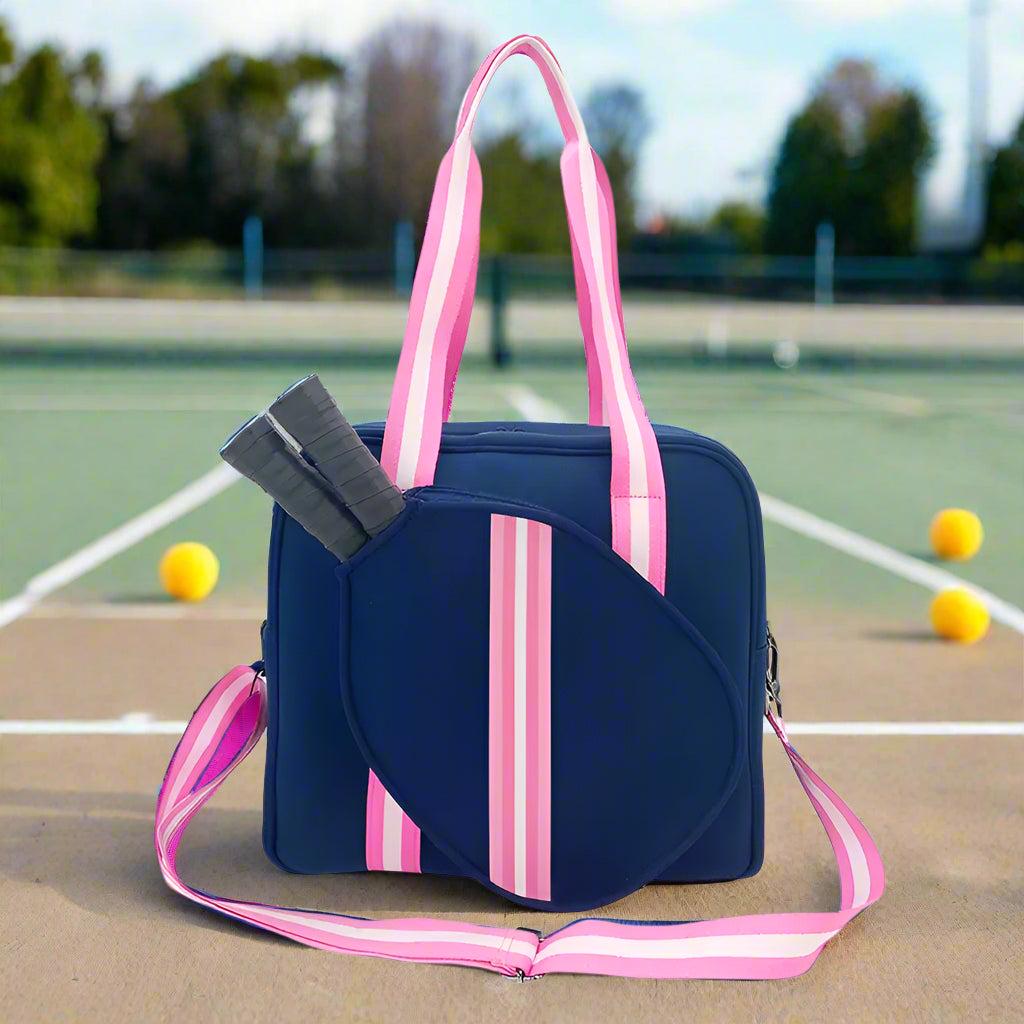 Water-Resistant Nylon Crossbody Pickleball Bag