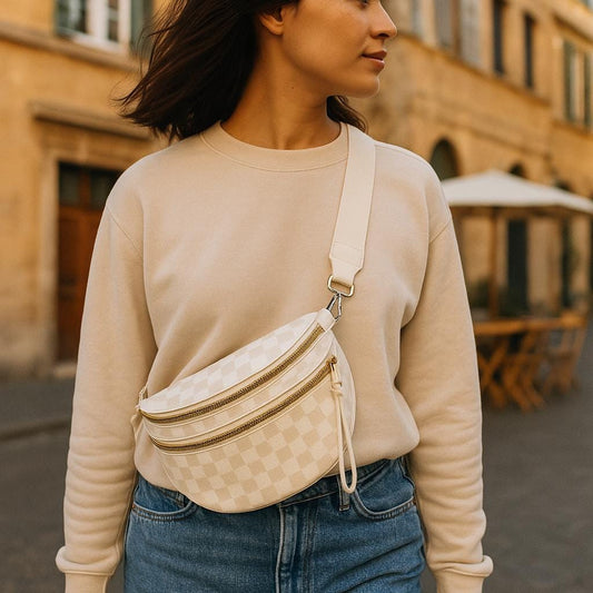 Casual Checkered Belt Bag/Crossbody/Messenger Bag