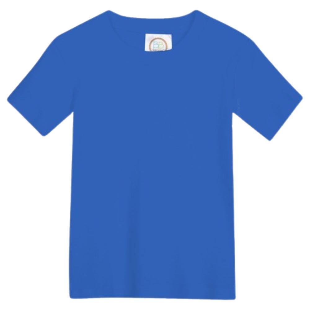 Fishing flag patriotic boy embroidered t-shirt