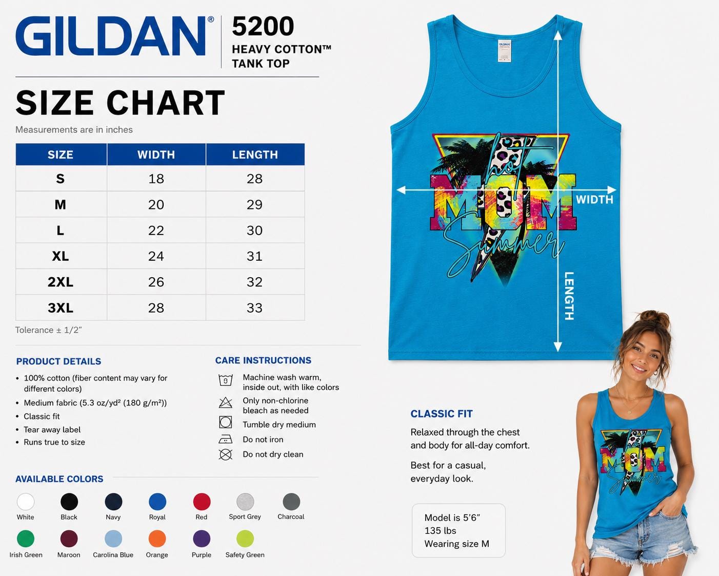 Hot Mom Summer Ladies Tank Top