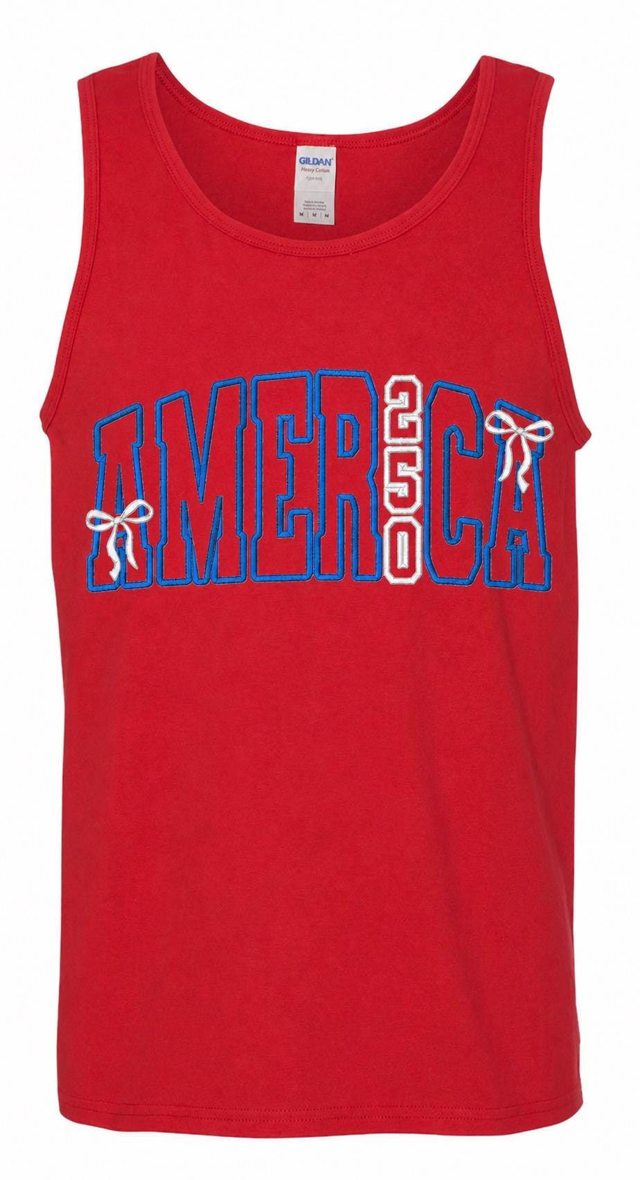 AMERICA 250 Celebration Embroidery Ladies Tee