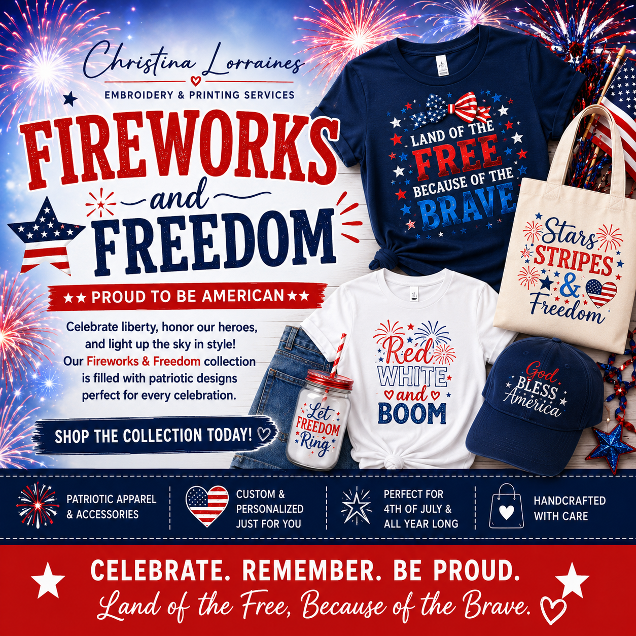 FIREWORKS AND FREEDOM