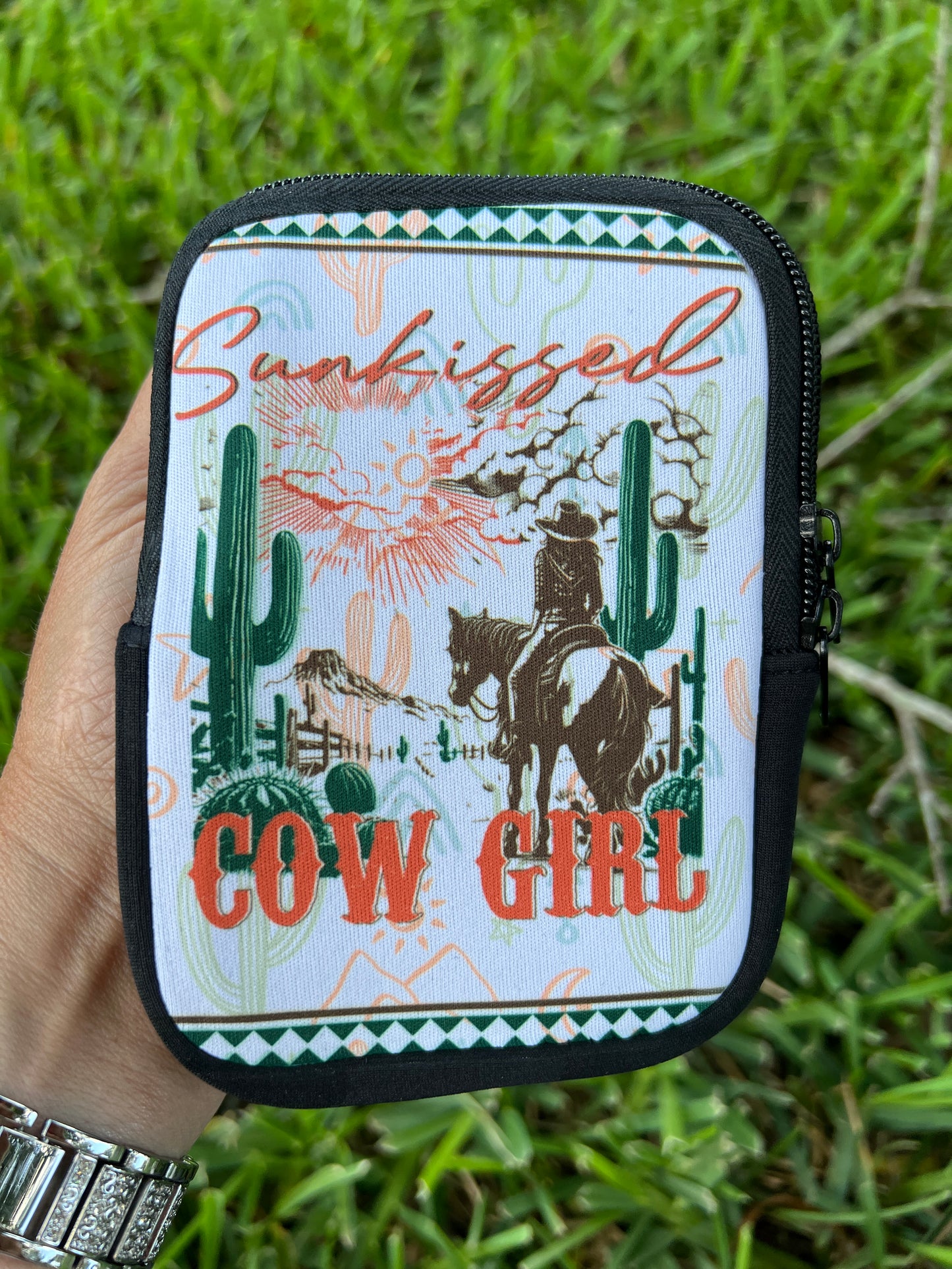 Sunkissed Cowgirl Compact Tumbler Backpack/Pouch/ For 20oz/30oz/40oz Tumbler