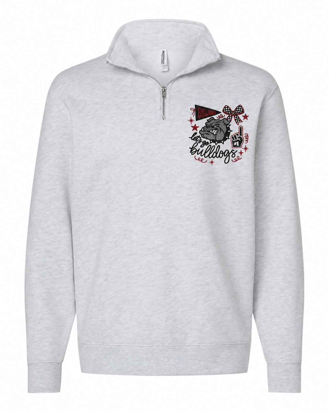 Bulldogs Spirit Quarter-Zip Pullover