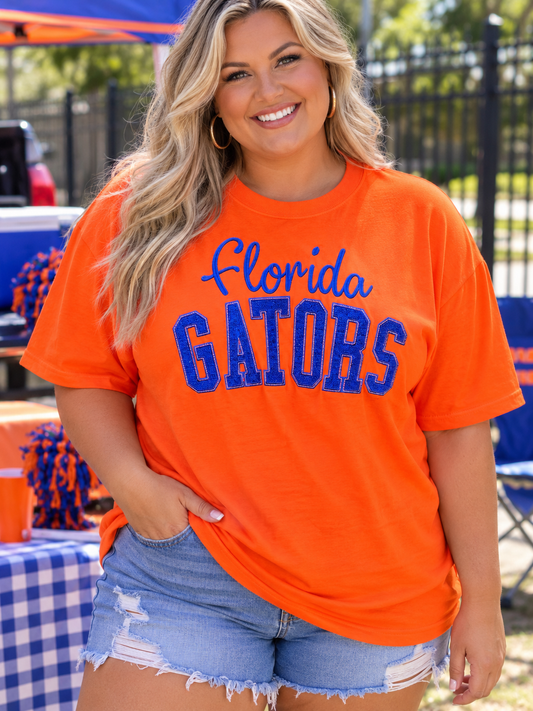 Florida Spirit Tee- HTV GLITTER MATERIAL