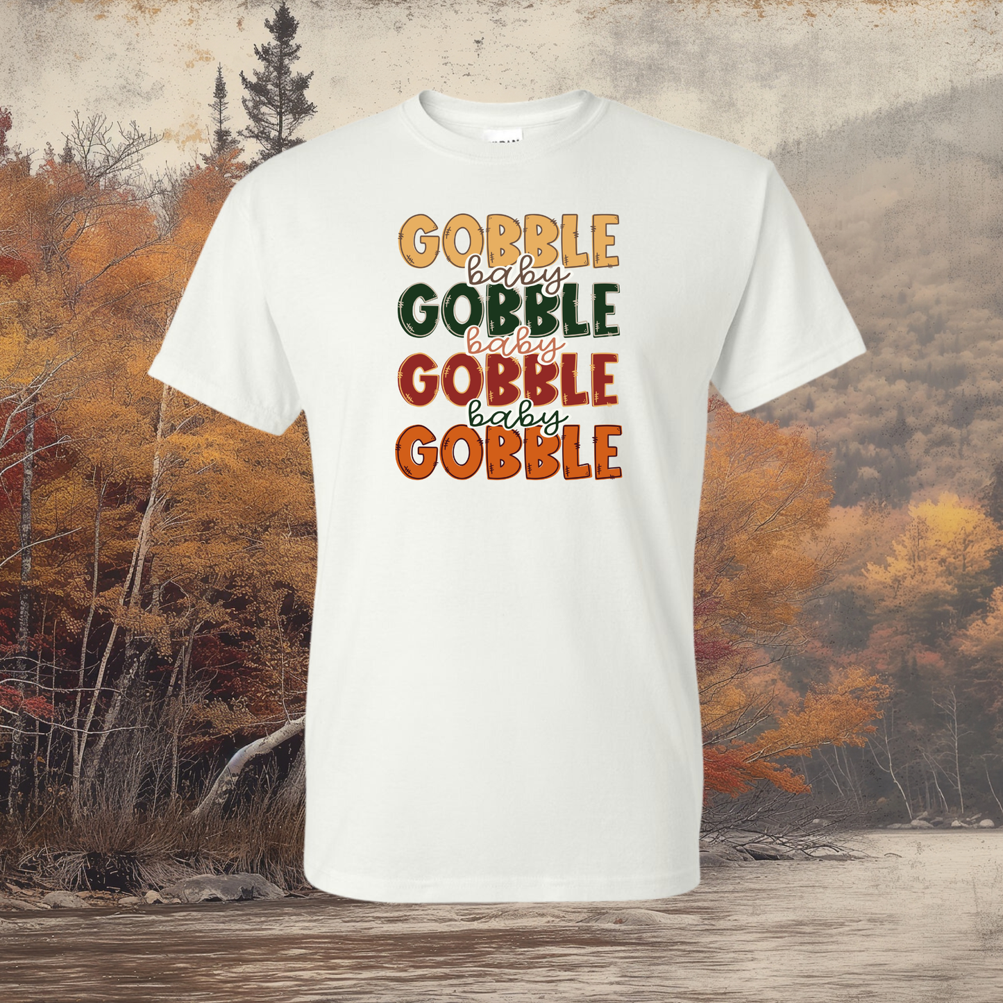 Gobble Baby Design Graphic T-Shirt