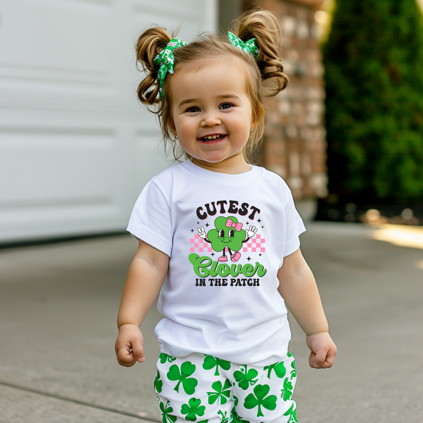 Cutest Clover In The Patch Design/ Kids Shirt/Perfect for St. Patrick's Day