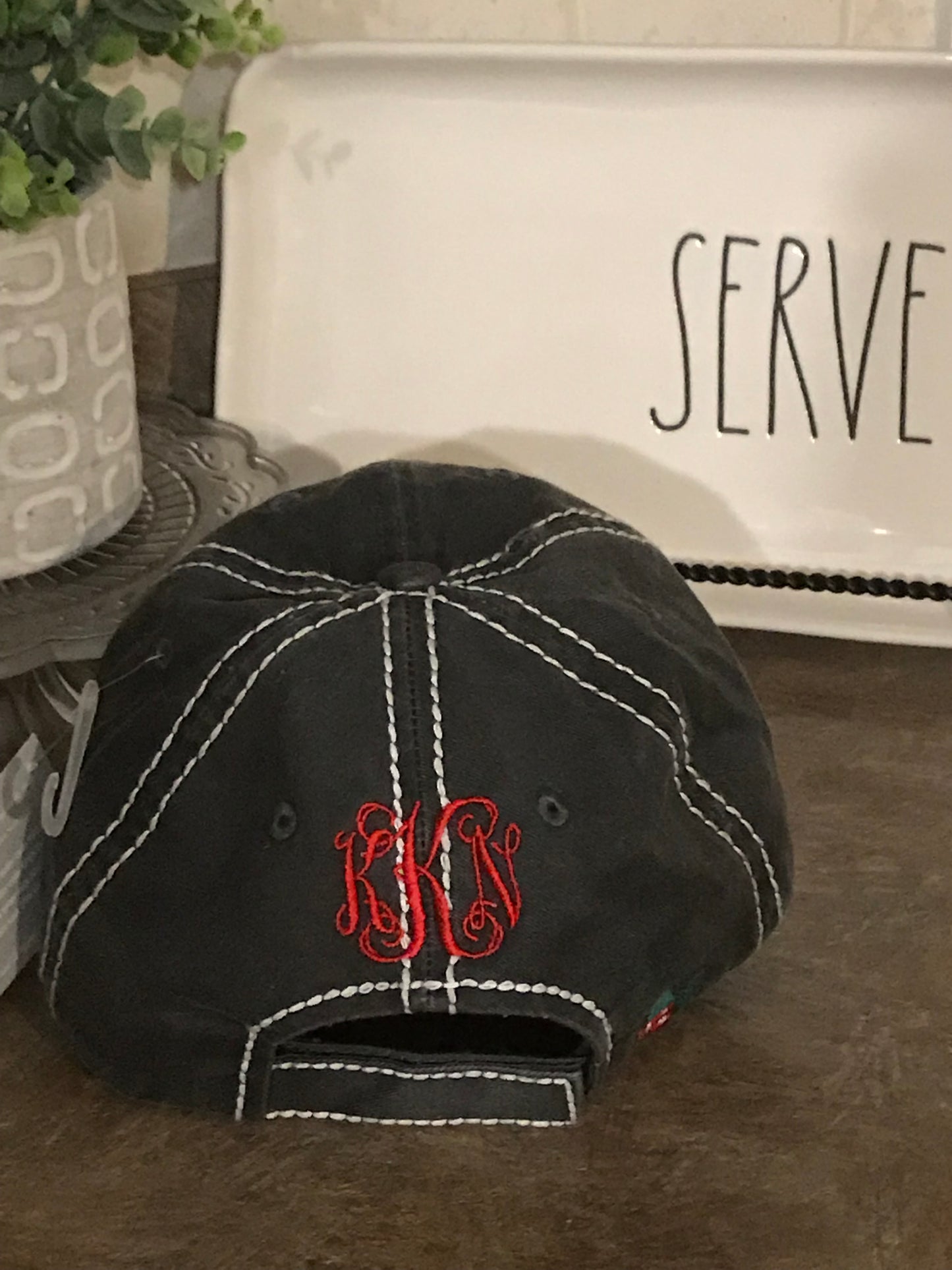 Distressed Merry Christmas Y'all Trucker Embroidered Hat