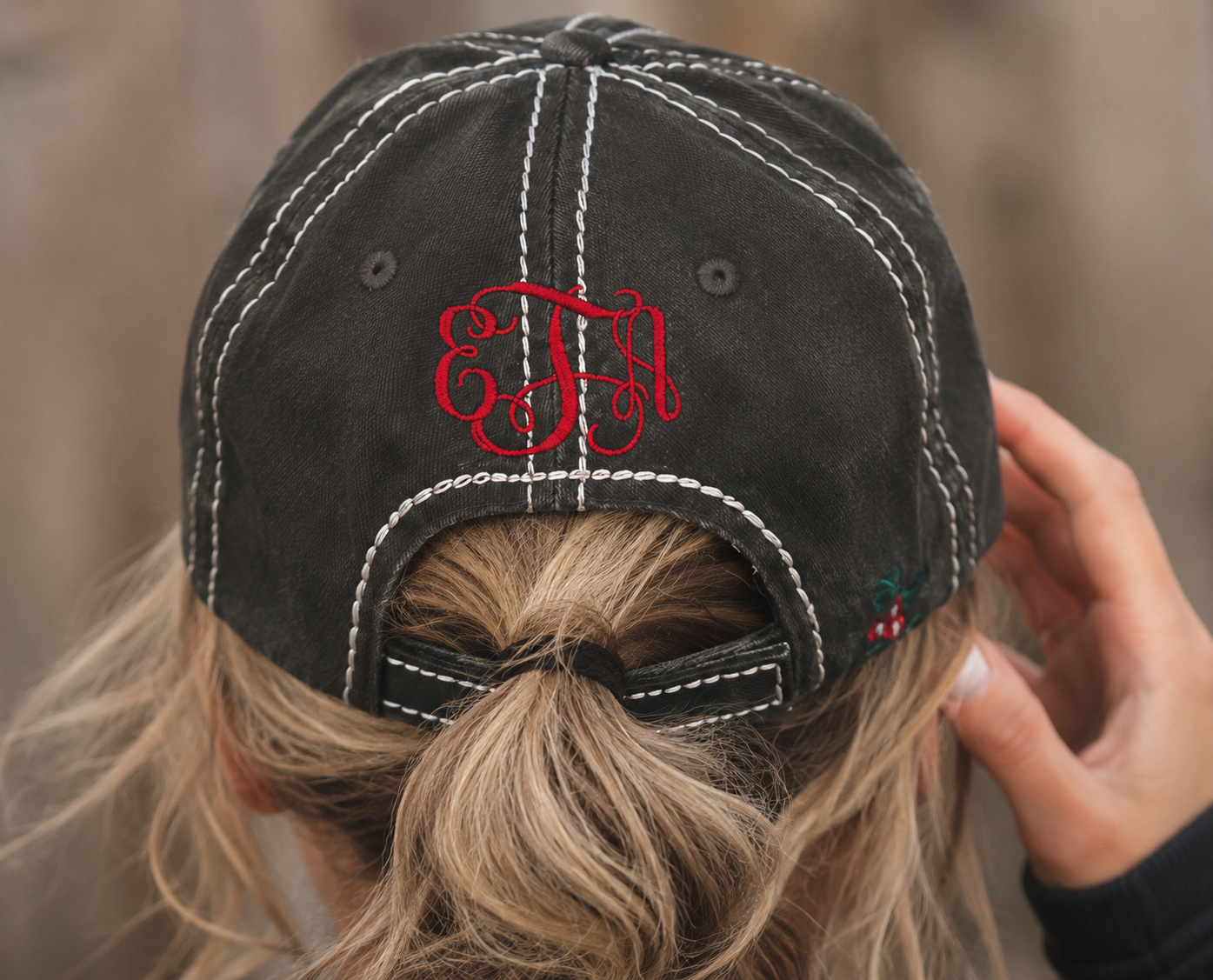 Distressed Merry Christmas Y'all Trucker Embroidered Hat