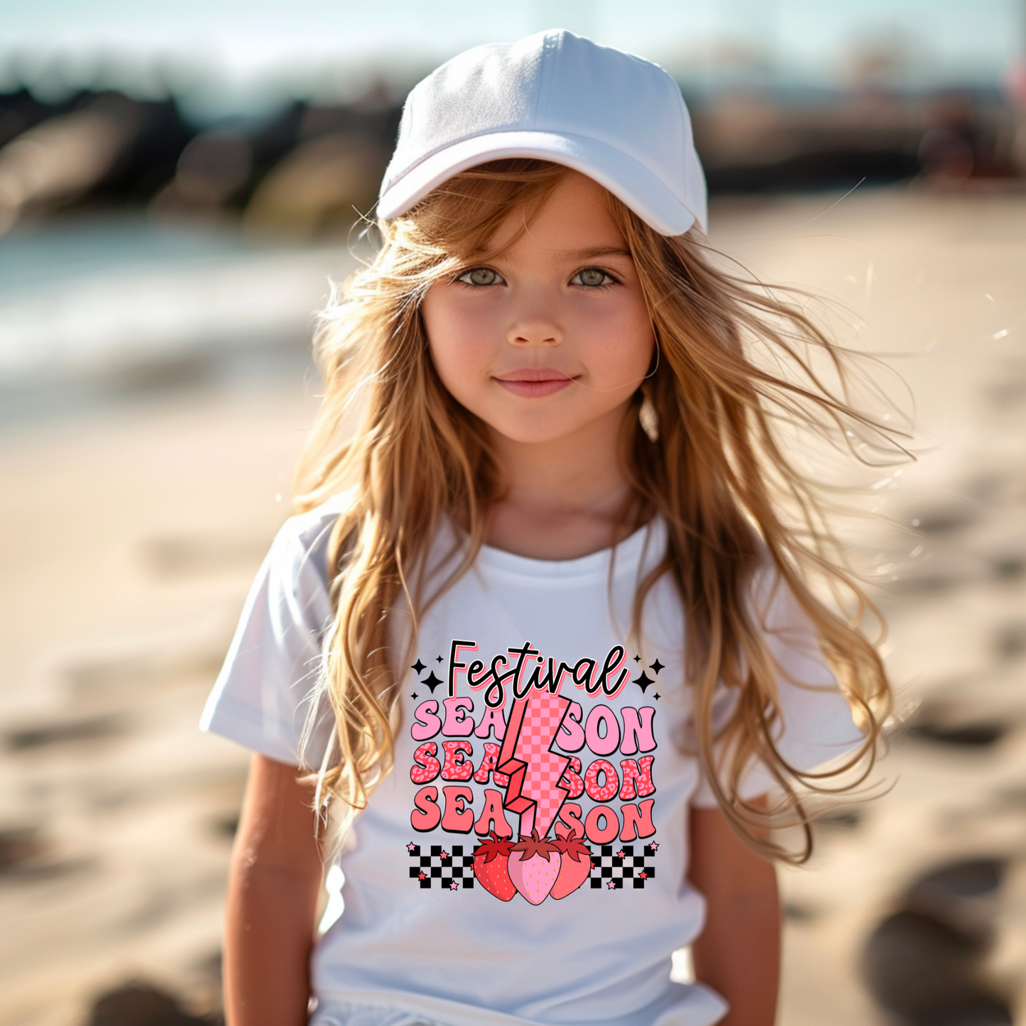 Festival Season/Strawberry Design/Adult and Kids Shirt