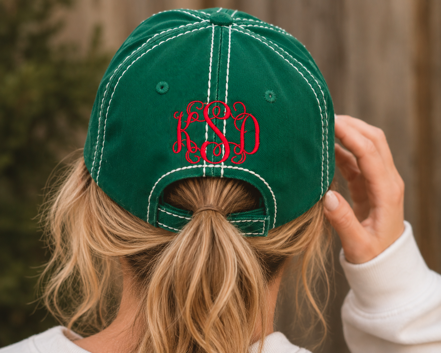 Distressed Merry Christmas Y'all Trucker Embroidered Hat