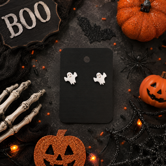 Boo-tiful Ghost Stud Earrings