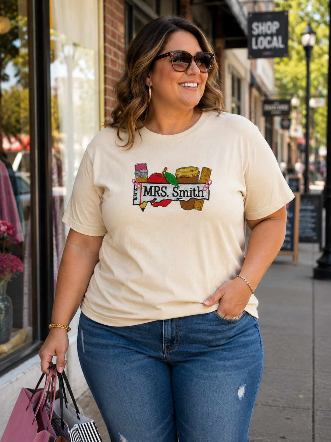 Personalized Teacher Tee