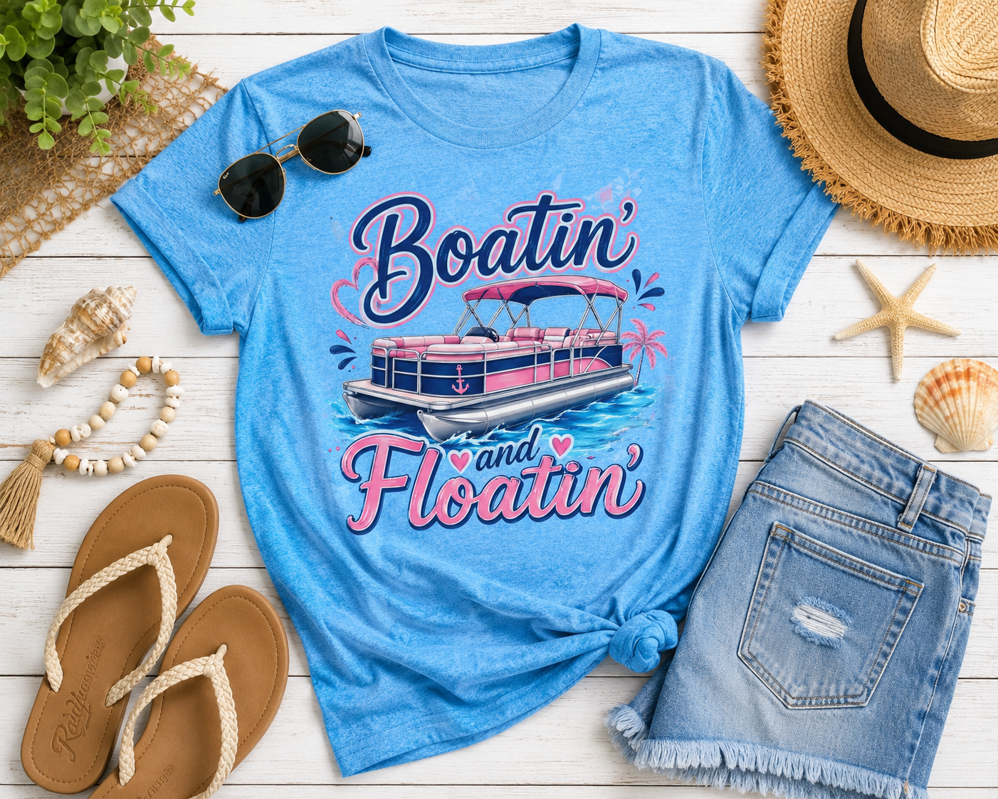 Boatin’ & Floatin’ Graphic Tee