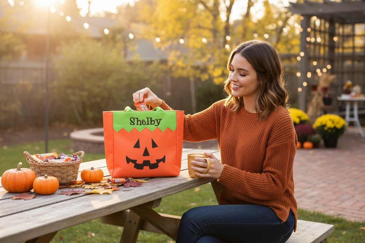 Trick or Treat bags/ Personalized Halloween totes
