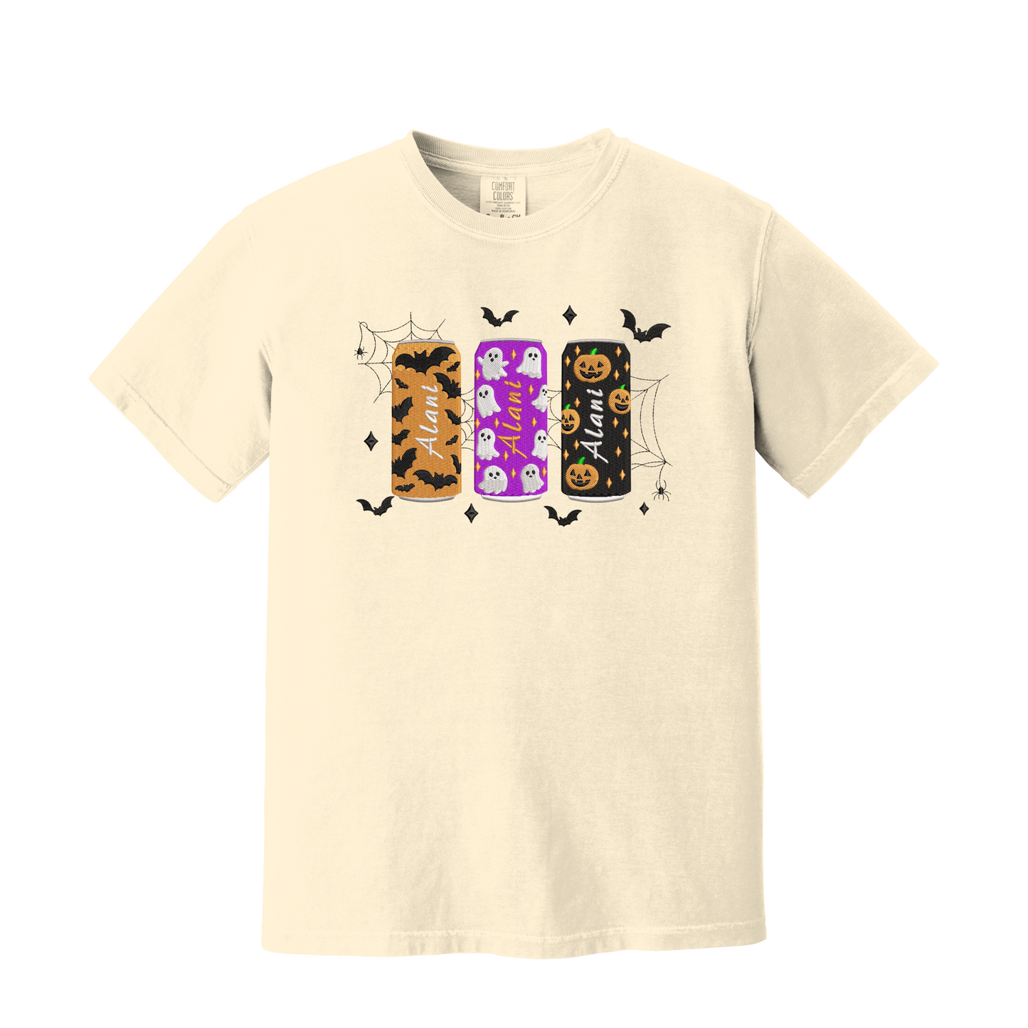 Halloween Energy Drink Embroidery T-Shirt