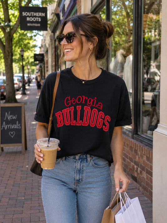 Georgia Spirit Tee-HTV GLITTER MATERIAL