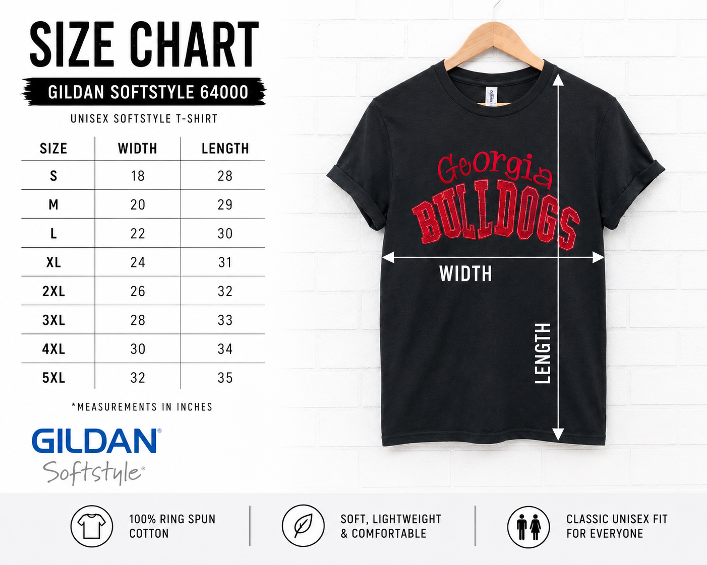 Georgia Spirit Tee-HTV GLITTER MATERIAL
