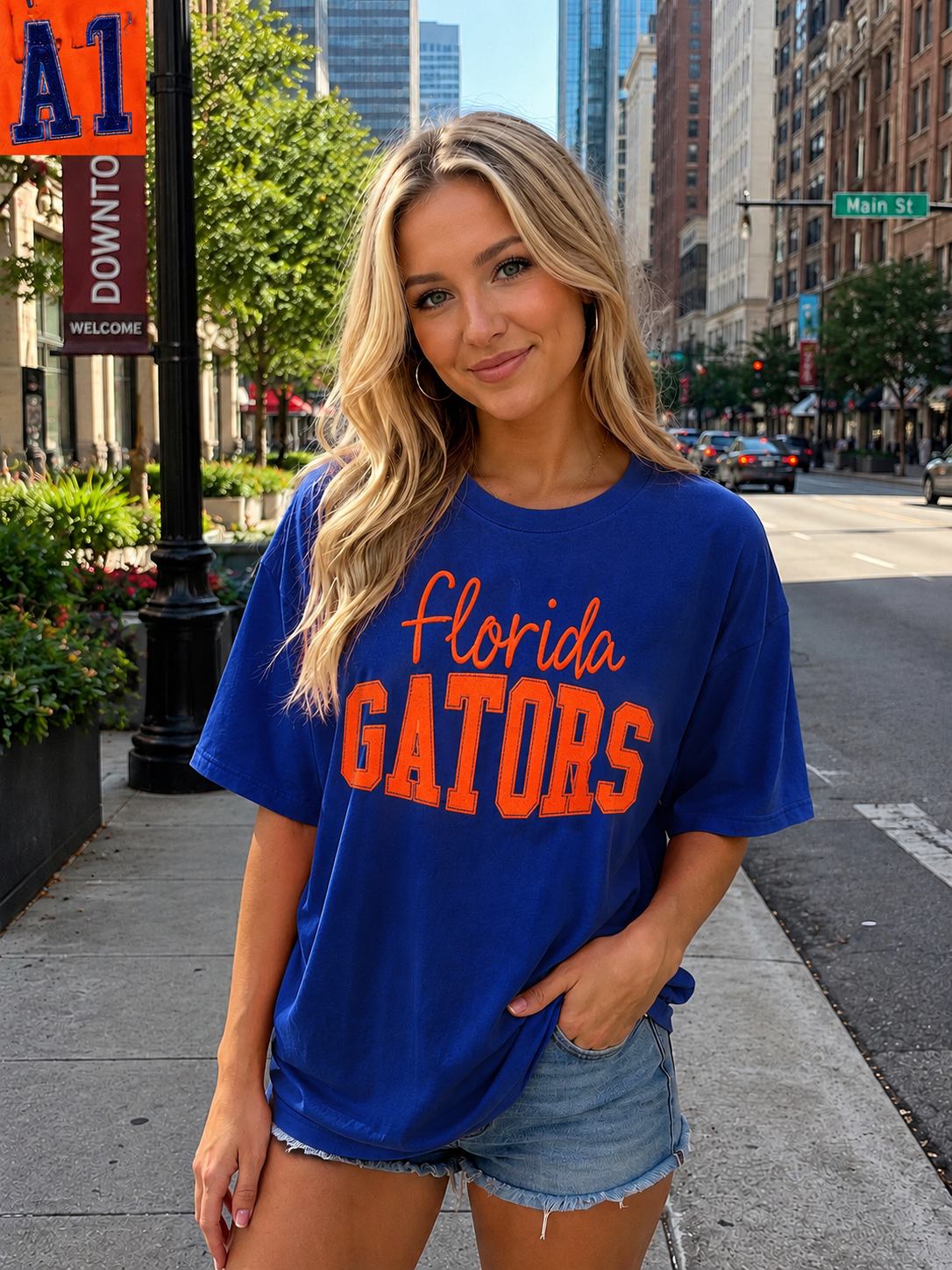 Florida Spirit Tee- HTV GLITTER MATERIAL