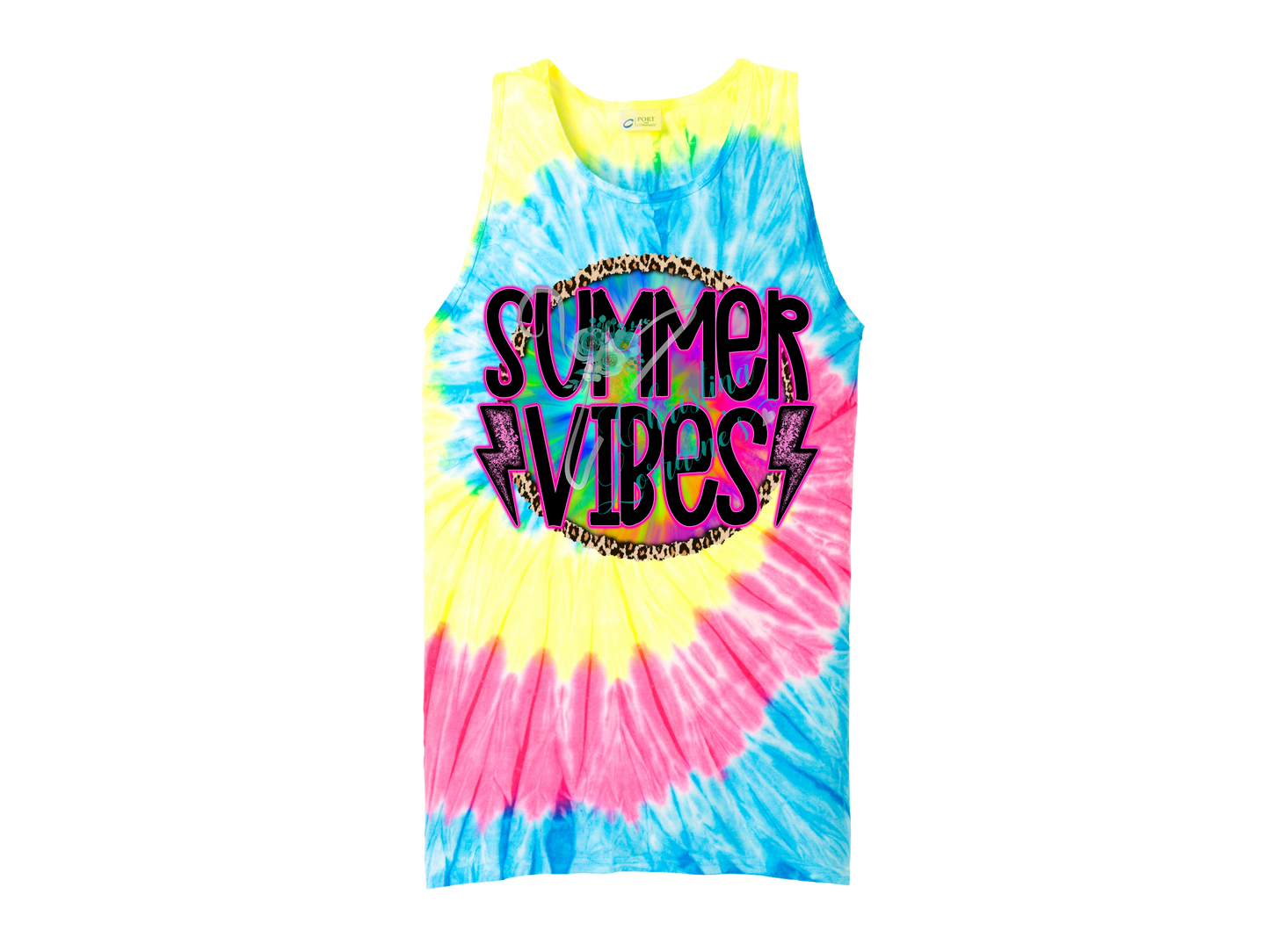 SUMMER VIBES TIE DYE TANK