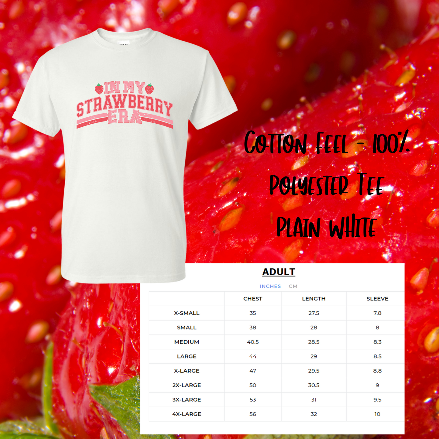 In My Strawberry Era Design/Ladies Shirt