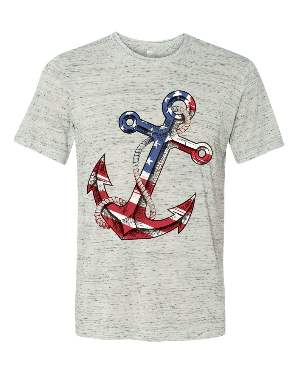 Red White And Blue Anchor Design Shirt