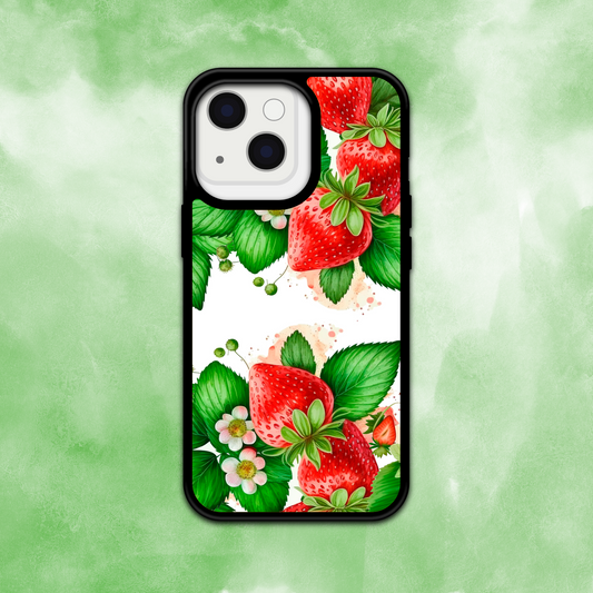 Strawberry Design phone Case/ Cover/Compatible with iPhones & Samsung