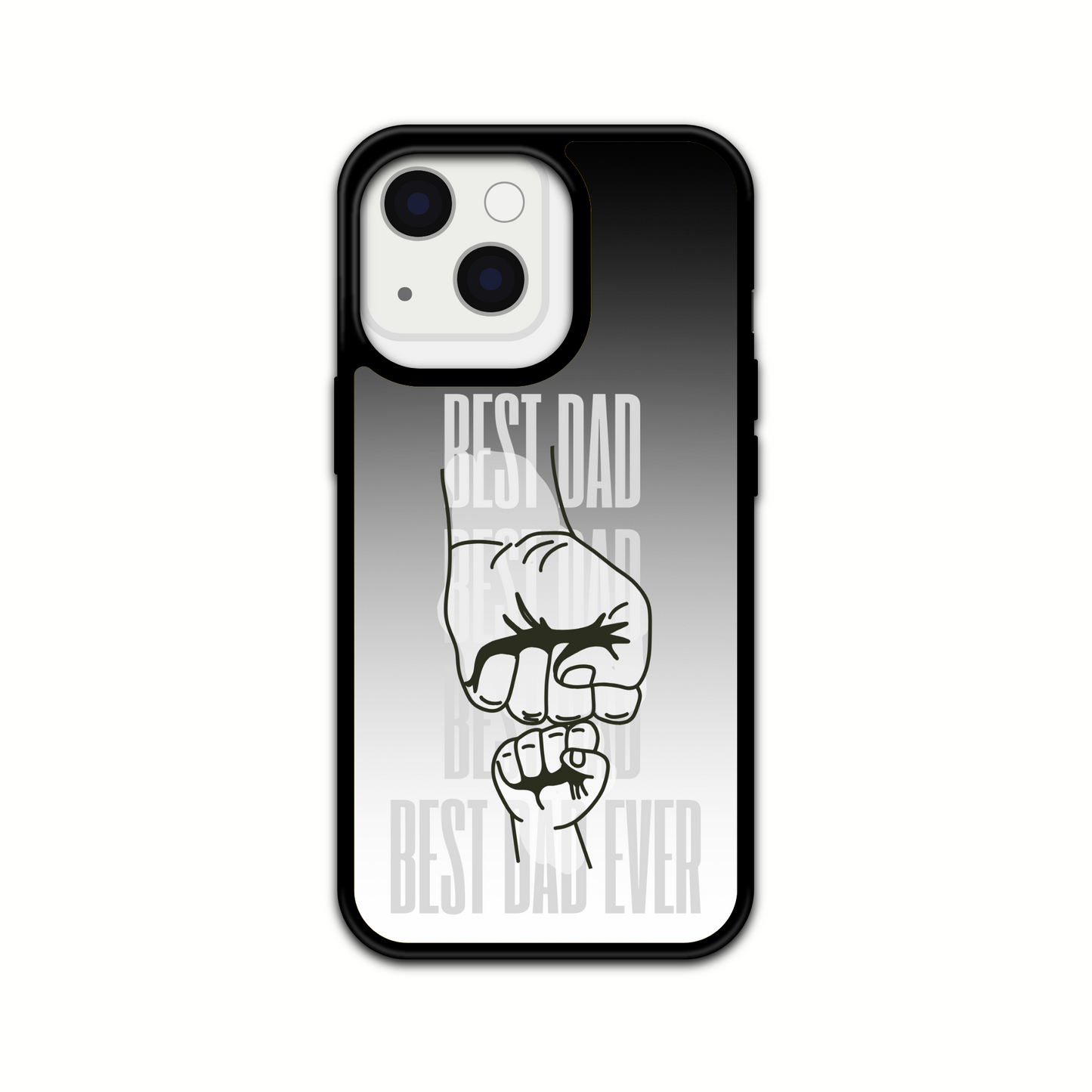 BEST DAD EVER/KNUCKLE BUMPS Design phone Case/ Cover/ Compatible with iPhones & Samsung