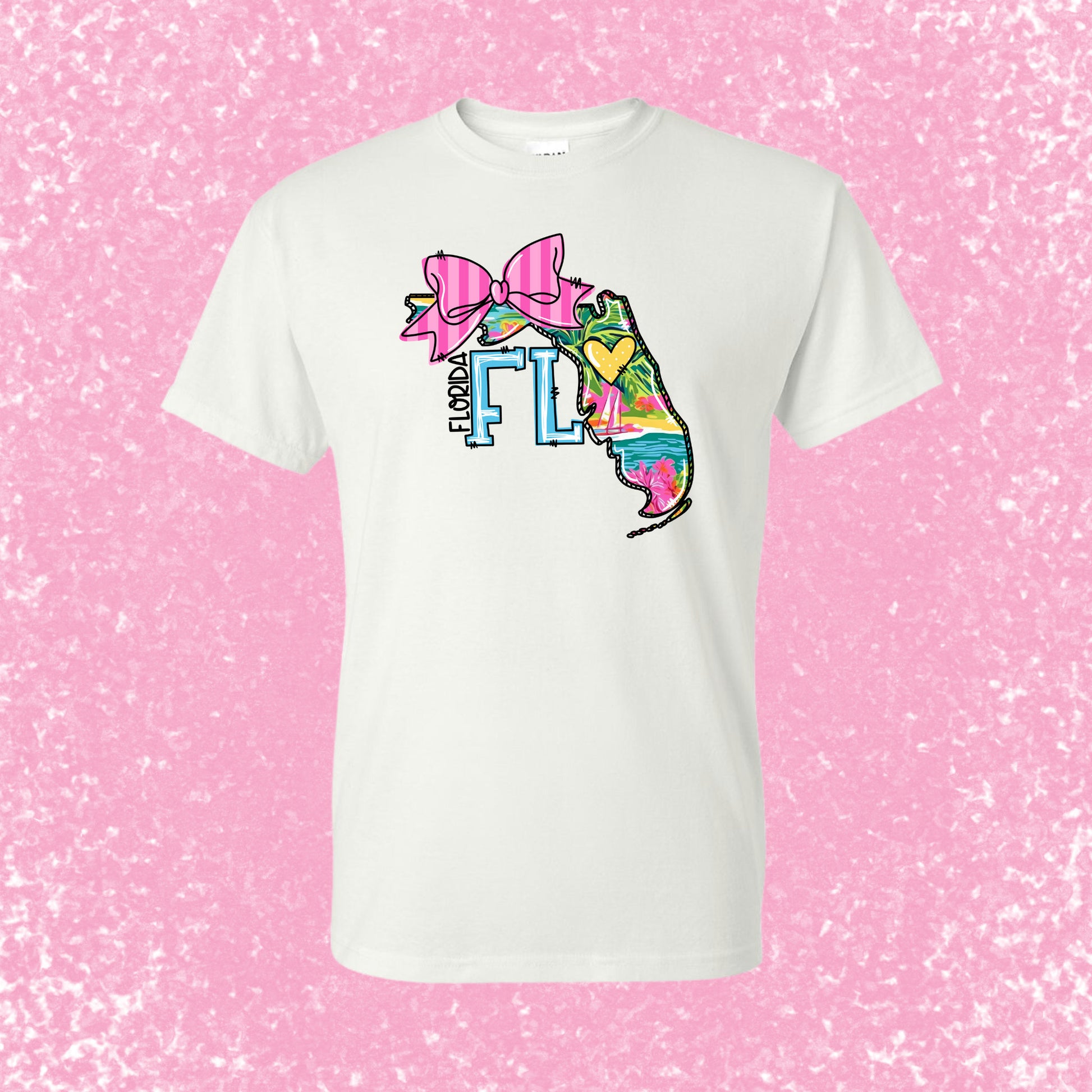 Fl design/preppy state design/ladies graphic tee