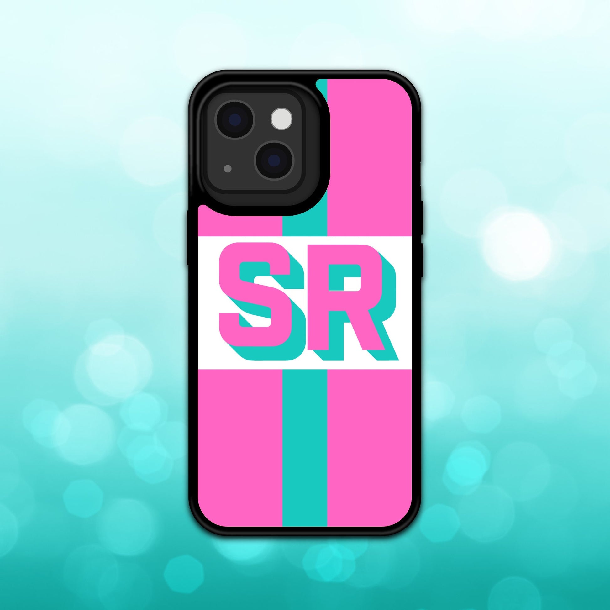 Preppy/Coquette/ Monogram Design/Shadow Font Phone Case/ Cover/Compatible with iPhones & Samsung/Personalize It!