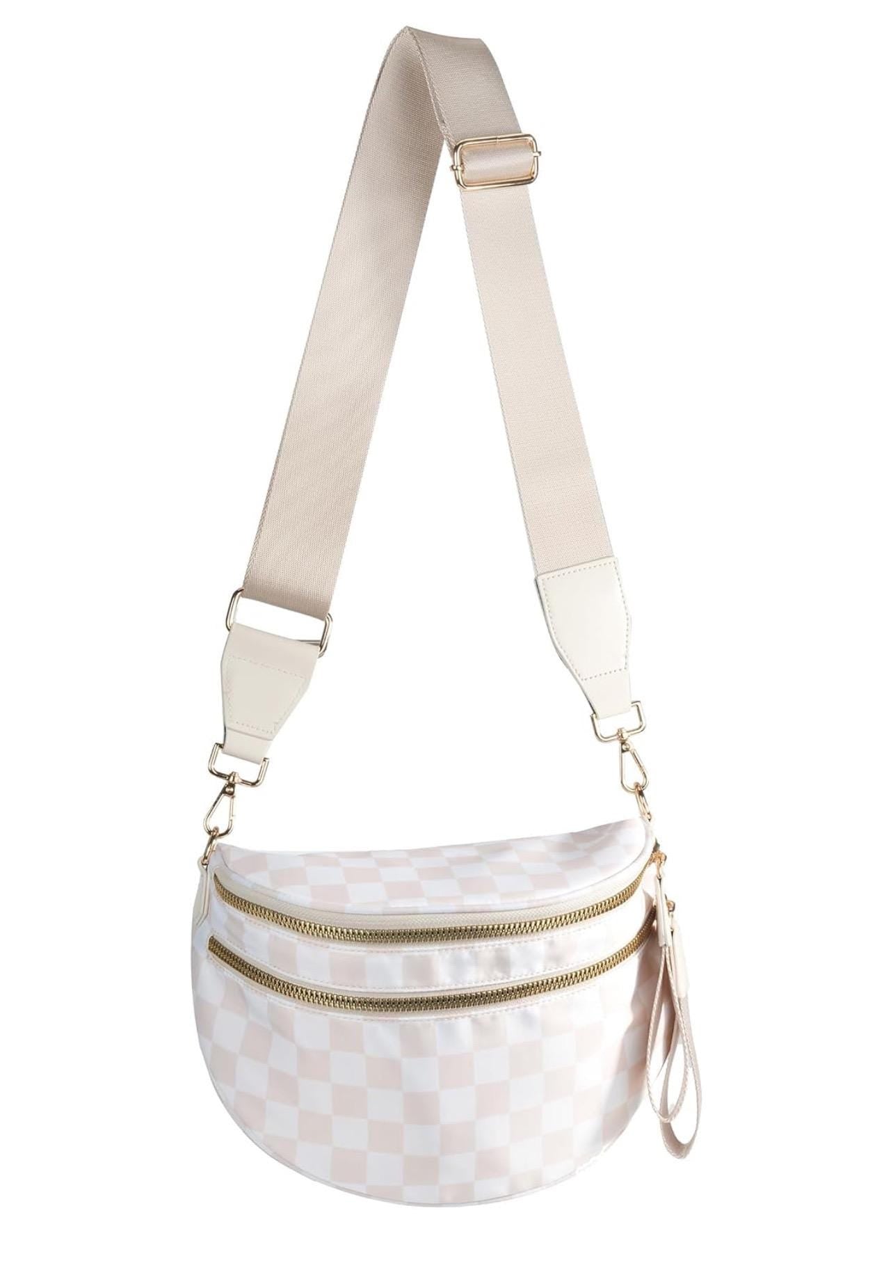 Casual Checkered Belt Bag/Crossbody/Messenger Bag