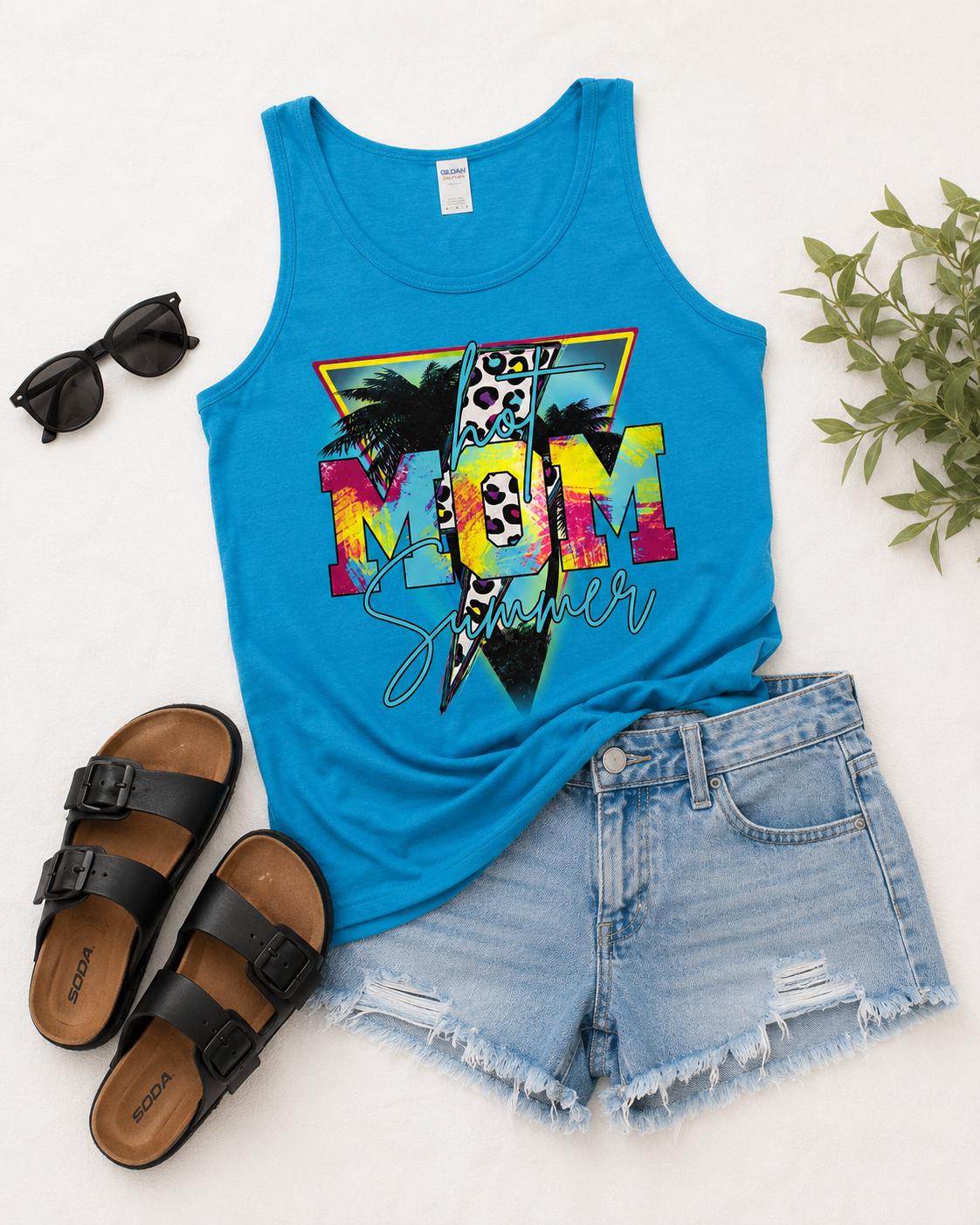 Hot Mom Summer Ladies Tank Top