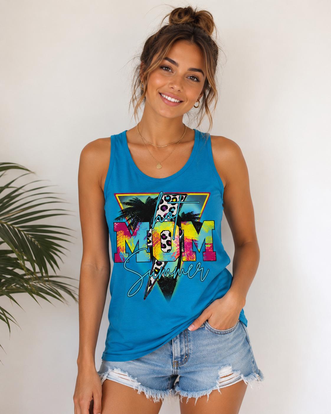 Hot Mom Summer Ladies Tank Top