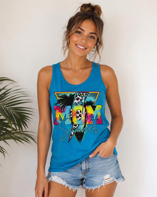 Hot Mom Summer Ladies Tank Top