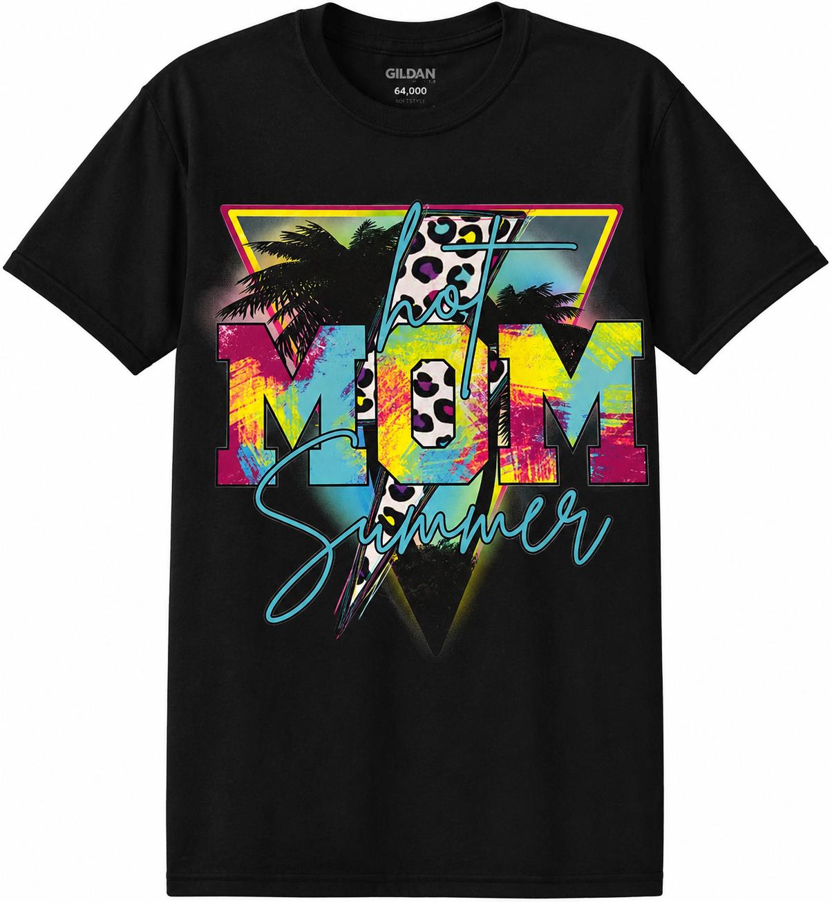 Hot Mom Summer Ladies T-Shirt