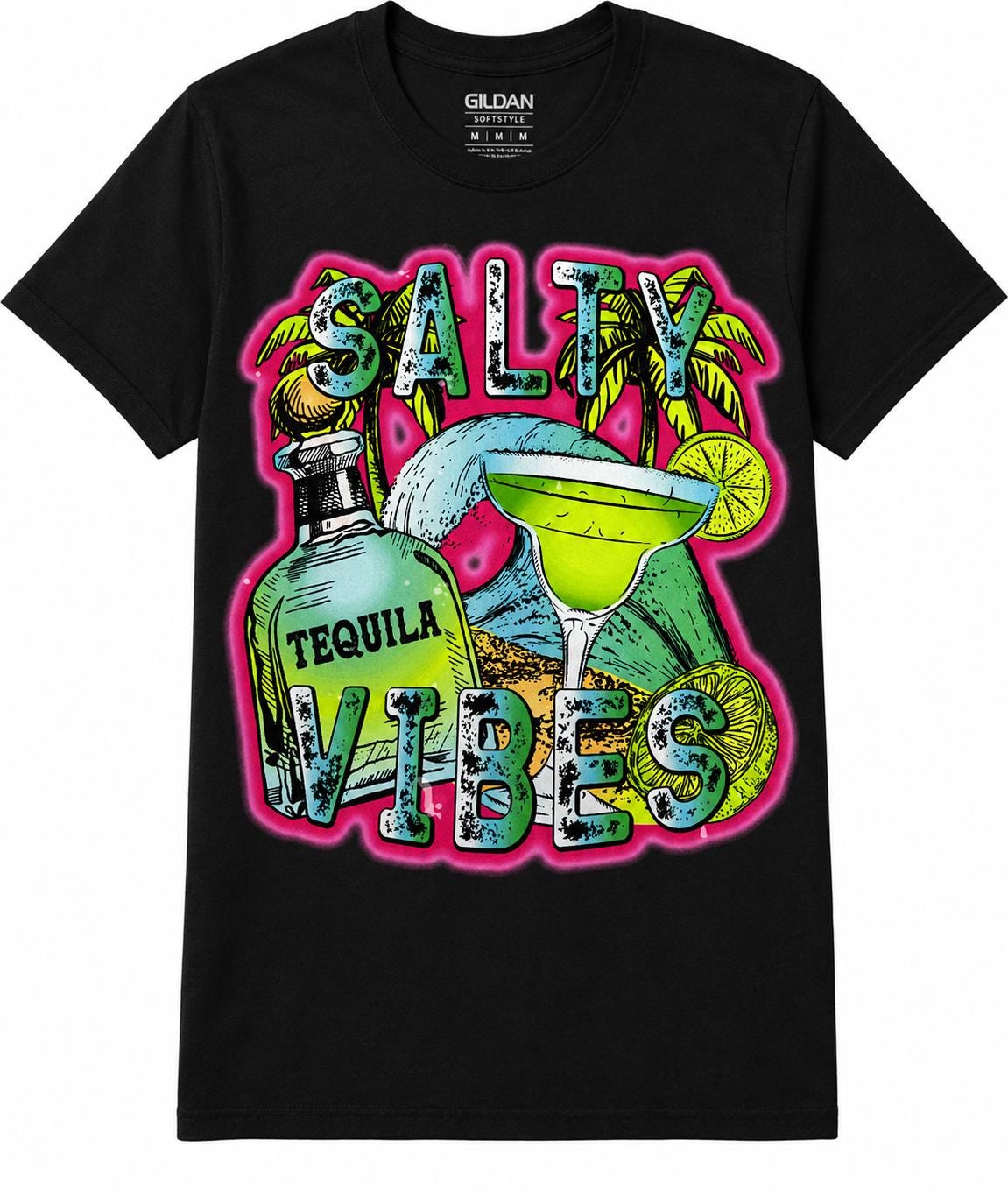 Salty Vibes Ladies T-Shirt