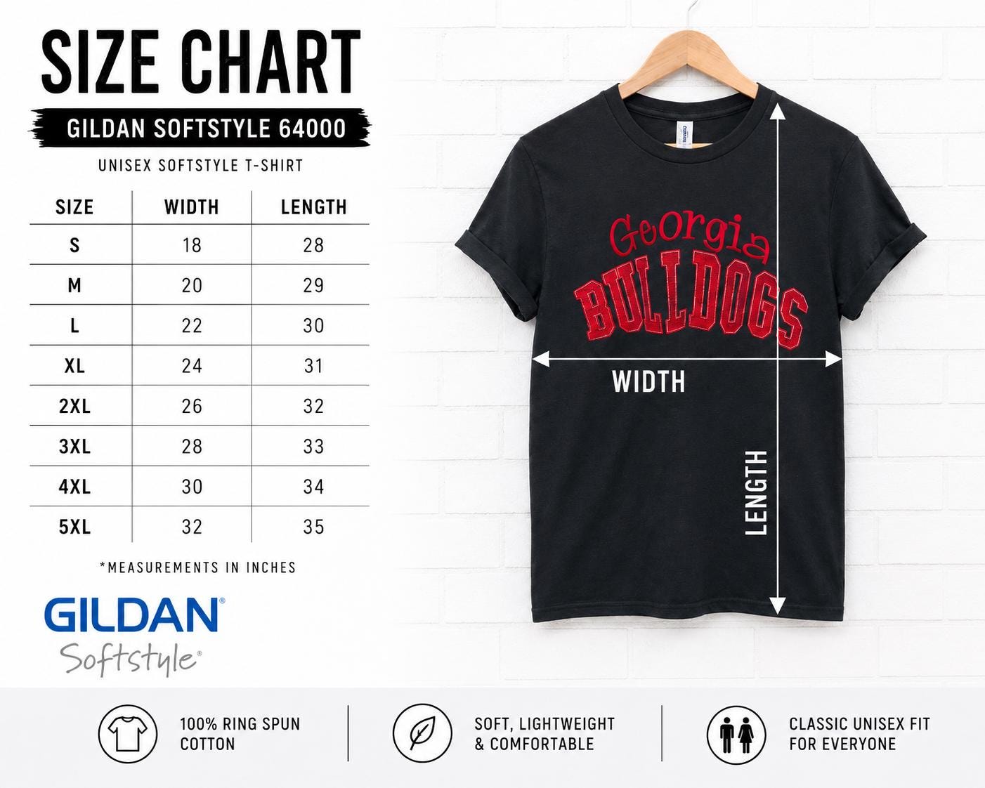 Georgia Spirit Tee-HTV GLITTER MATERIAL