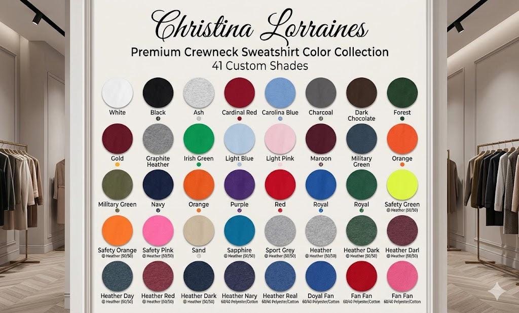 Senior Glitter Applique Tee Or Crewneck Sweatshirt-C/O 2027/Customize Your School Colors