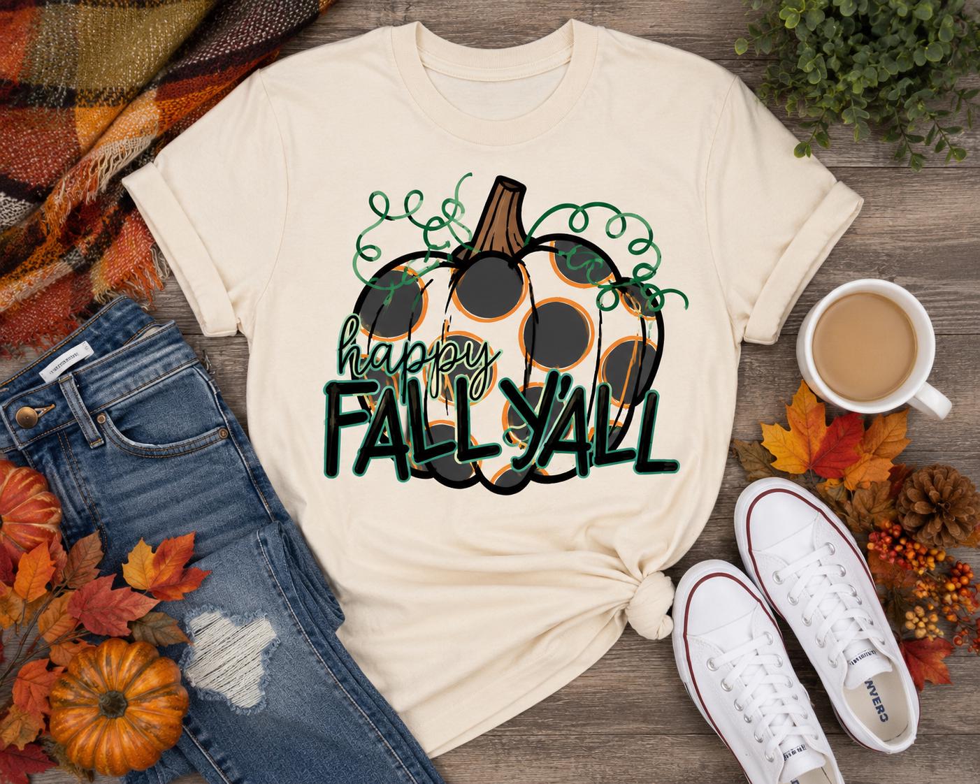 Happy Fall Y’all Graphic Tee