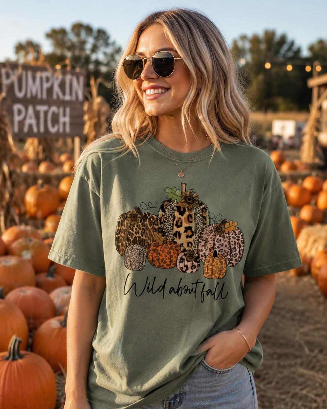 Wild about Fall Ladies T-Shirt